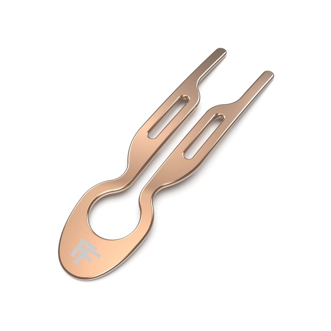 Заколка металлическая Розовое золото Rose Gold Hairpin №1