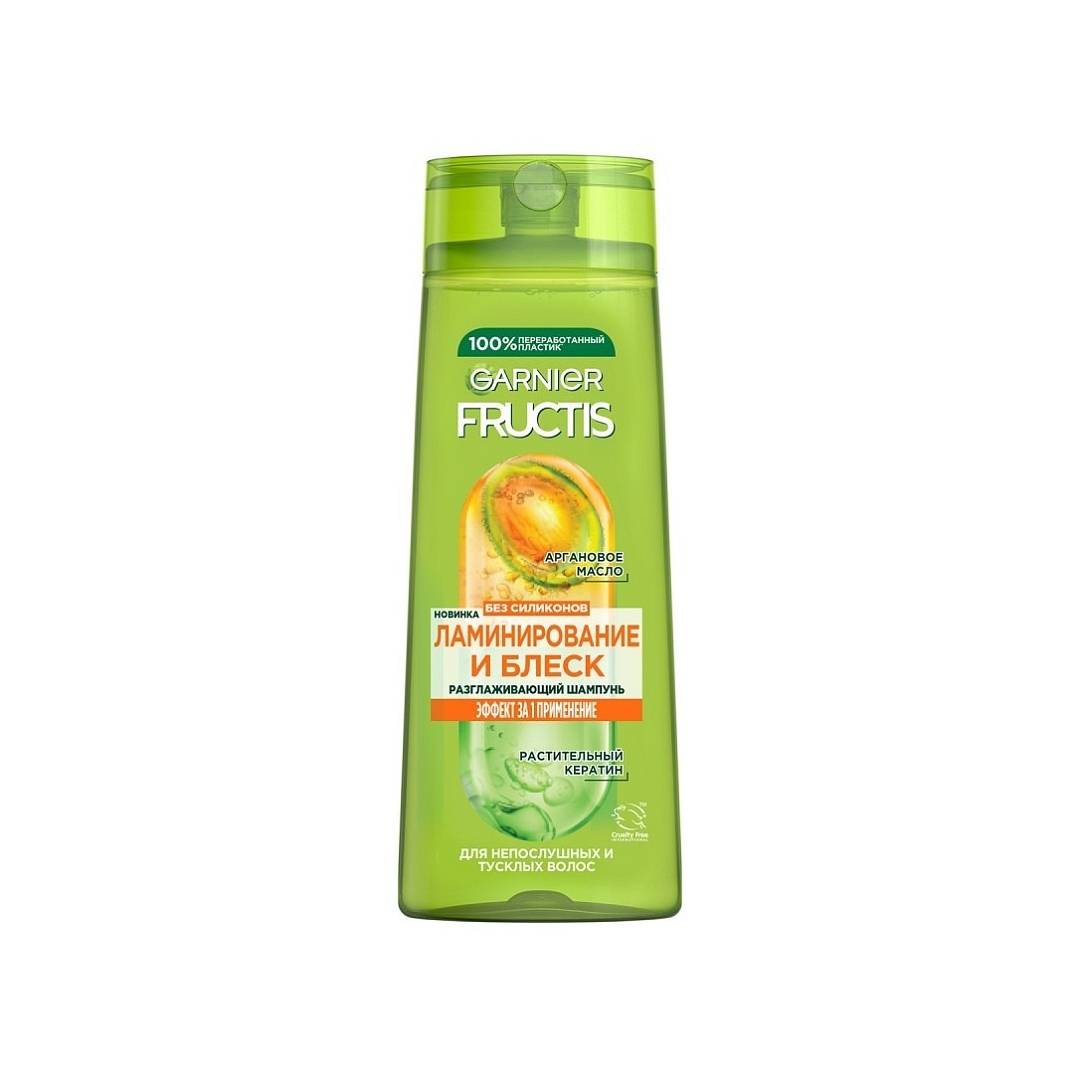 Шампунь для волос Ламинирование и Блеск Fructis