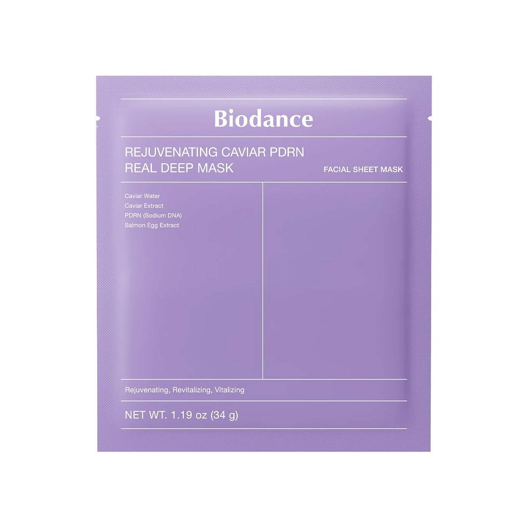 Маска ночная гидрогелевая с ПДРН и икрой Rejuvenating Caviar PDRN Real Deep Mask