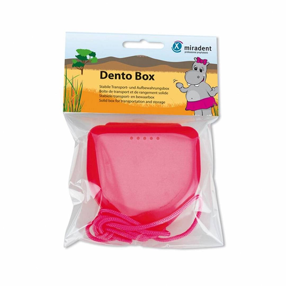 Бокс для хранения и транспортировки розовый Dento Box