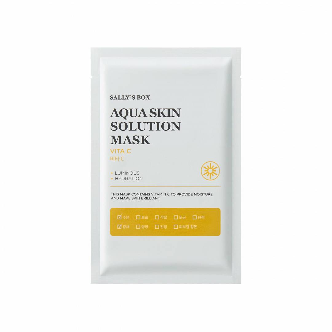 Маска тканевая для сияния с витамином С Aqua Skin Solution