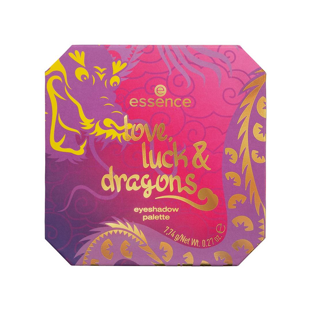 Палетка теней Eyeshadow palette Love, luck & dragons