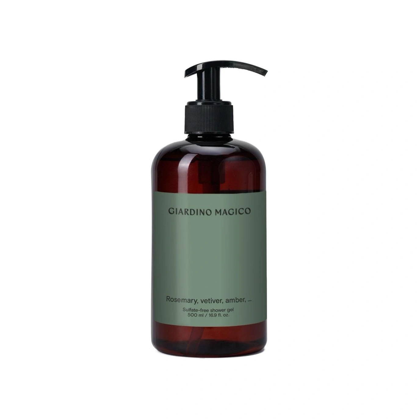 Гель для душа бессульфатный Rosemary, vetiver, amber купить в VISAGEHALL