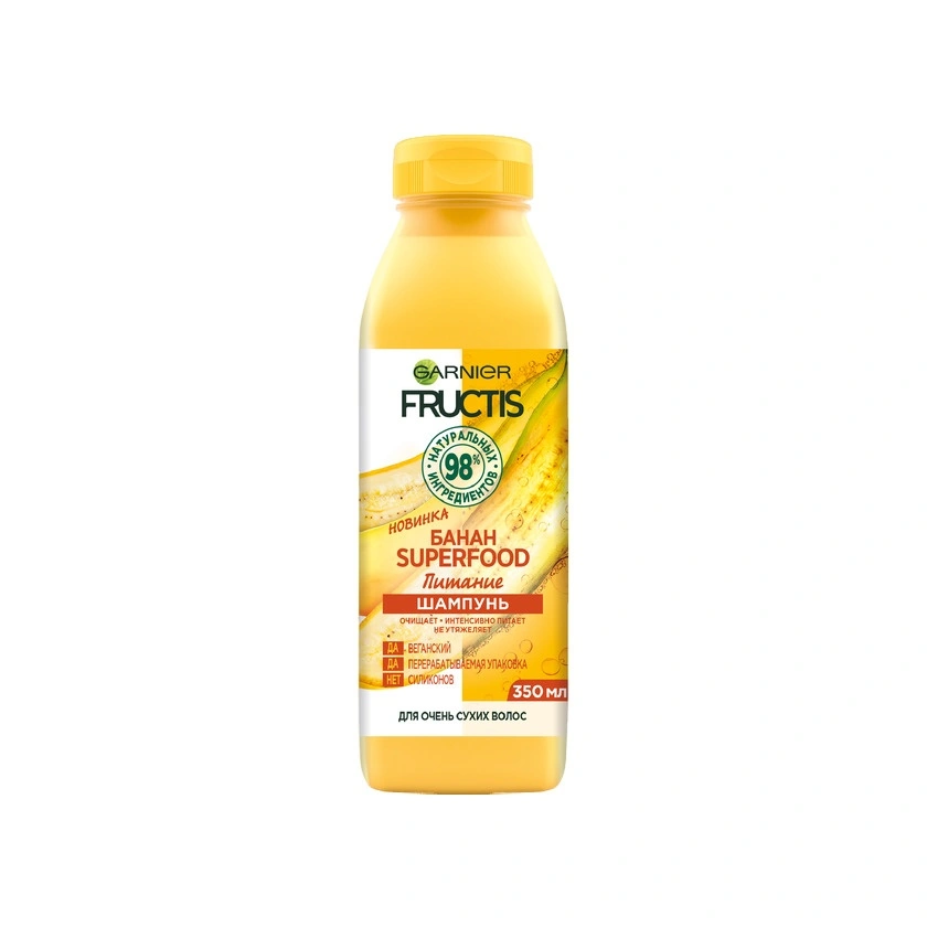 Шампунь Банан Superfood Питание  купить в VISAGEHALL