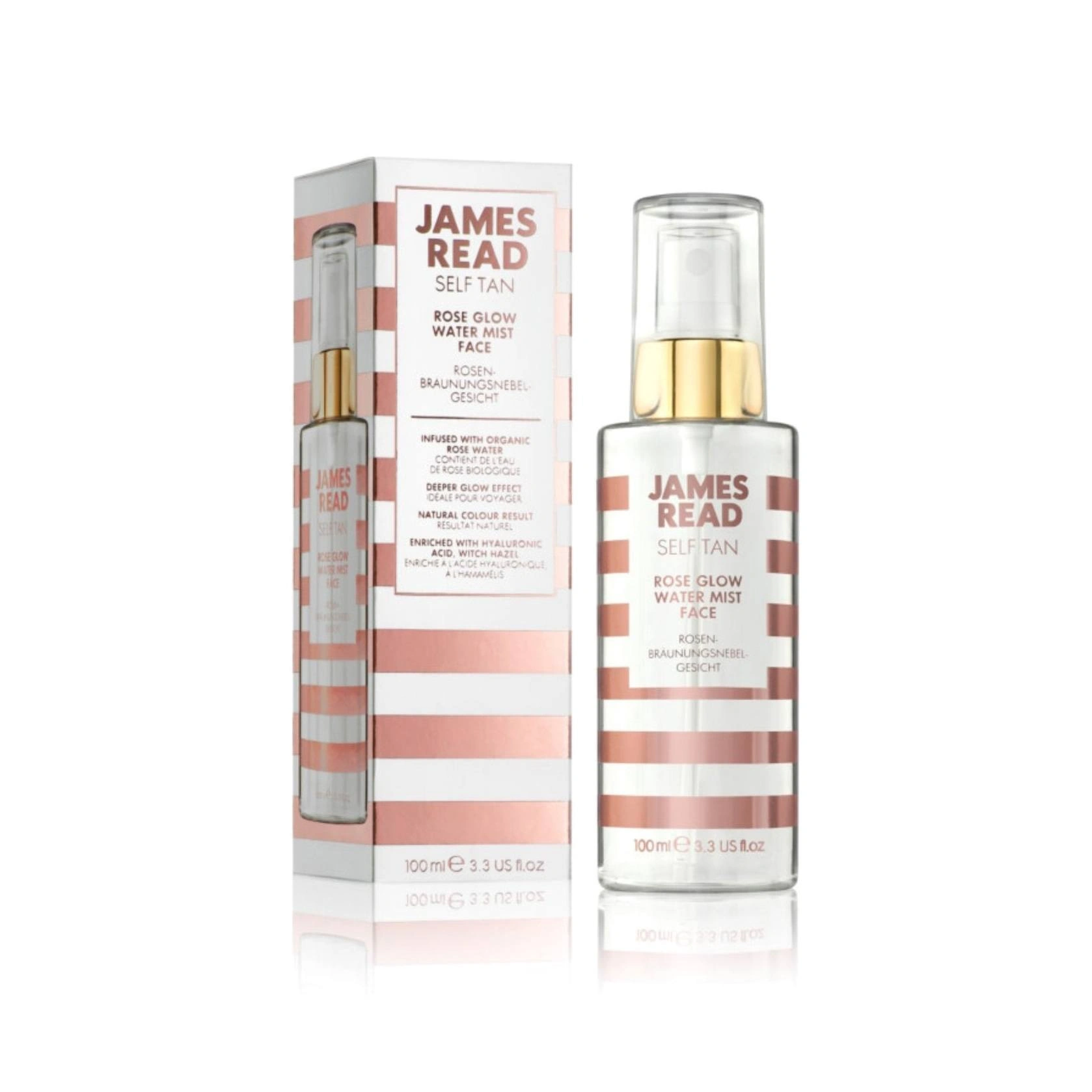 James Read Спрей для лица Интенсивное сияние Rose Glow Mist – купить в  VISAGEHALL