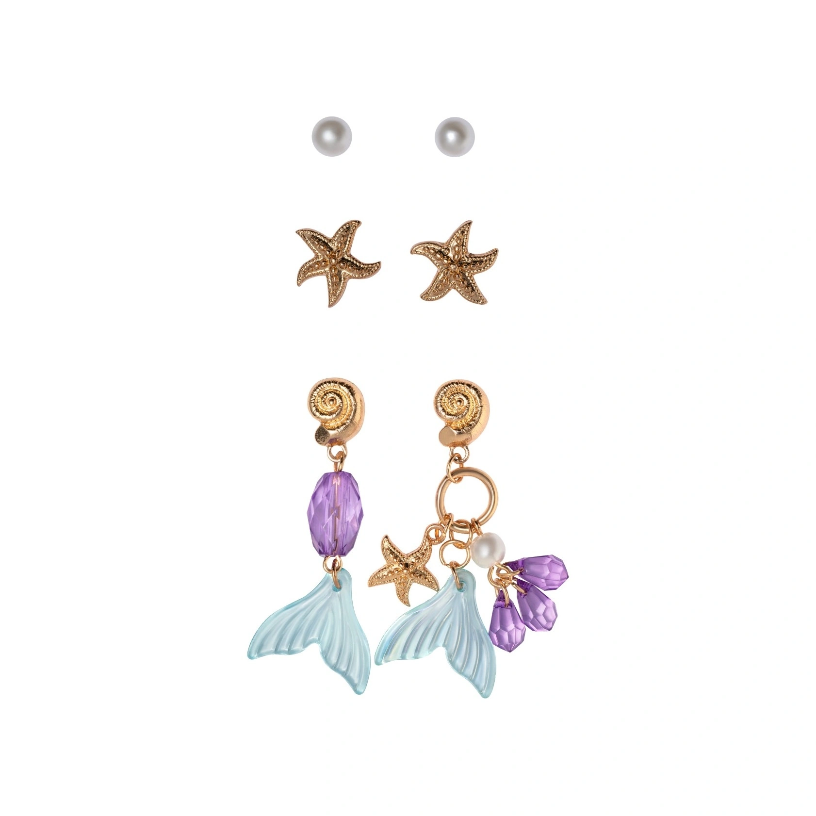 Набор сережек Treasure Hunt Earring Set купить в VISAGEHALL