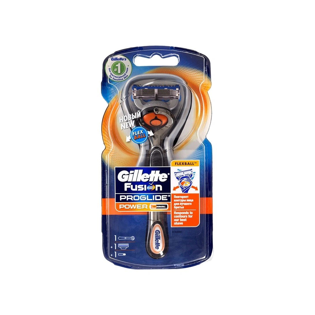 Бритва с 1 сменной кассетой Fusion ProGlide Power Flexball купить в VISAGEHALL