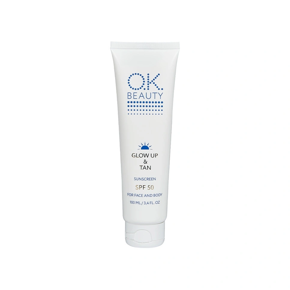 Солнцезащитный крем для лица и тела SPF 50 GLOW UP & TAN