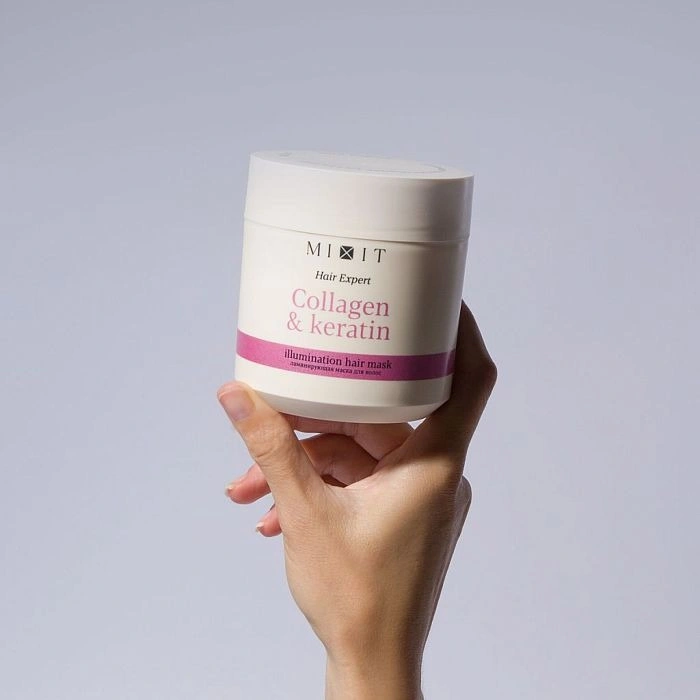 Маска для волос ламинирующая с коллагеном и кератином купить в VISAGEHALL