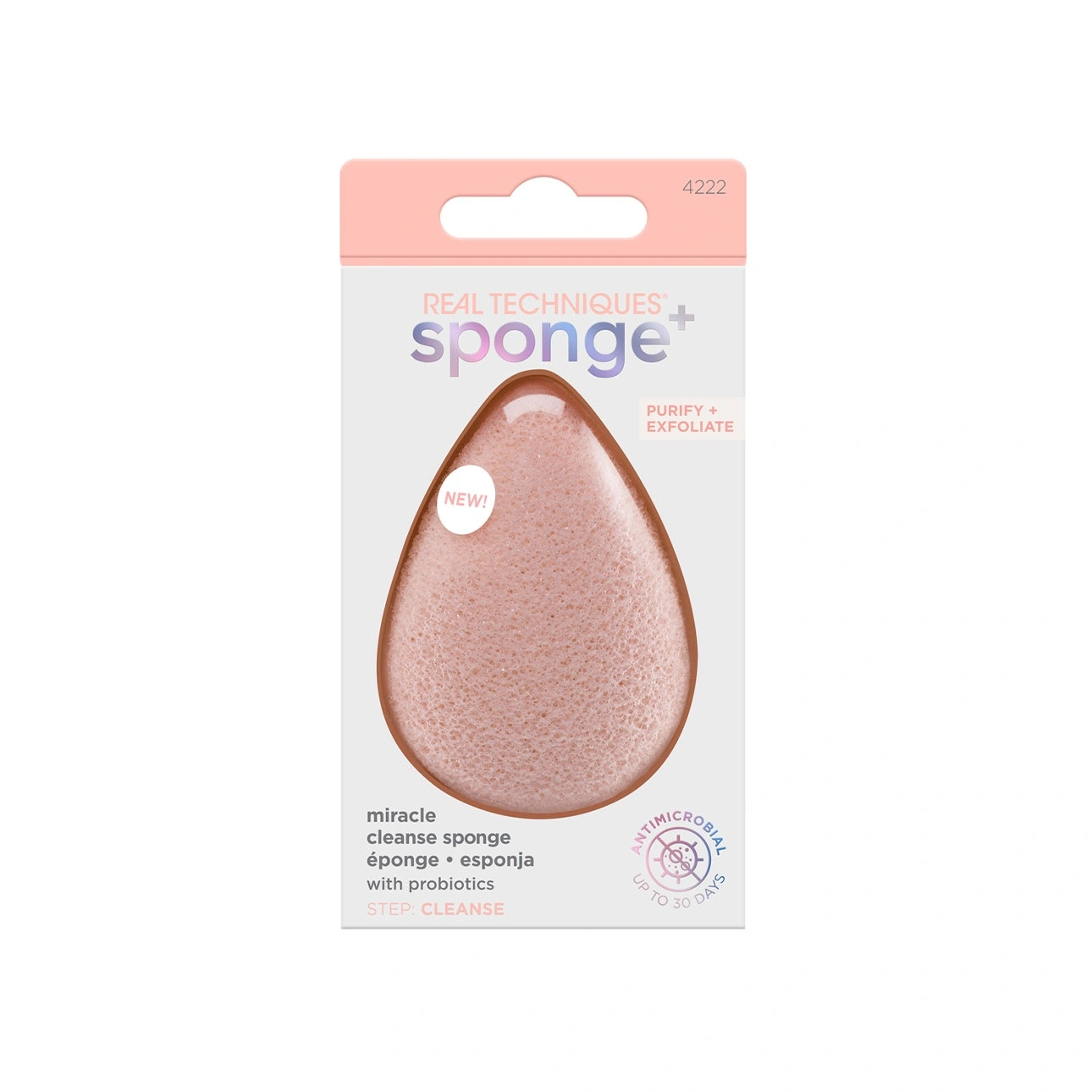 Спонж для умывания Sponge+ Miracle Cleanse Sponge купить в VISAGEHALL