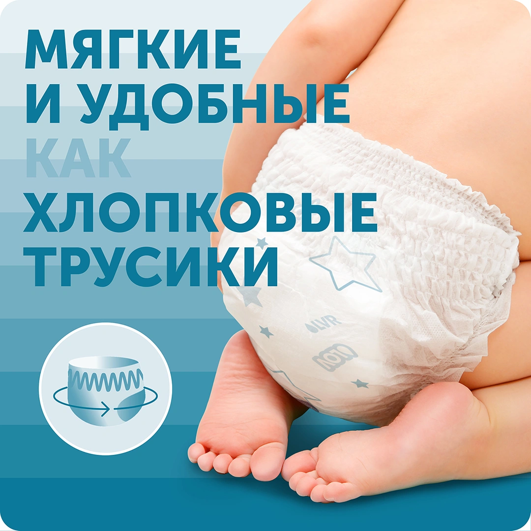 Трусики-подгузники ночные Hot Wind ХХL 15-25кг купить в VISAGEHALL