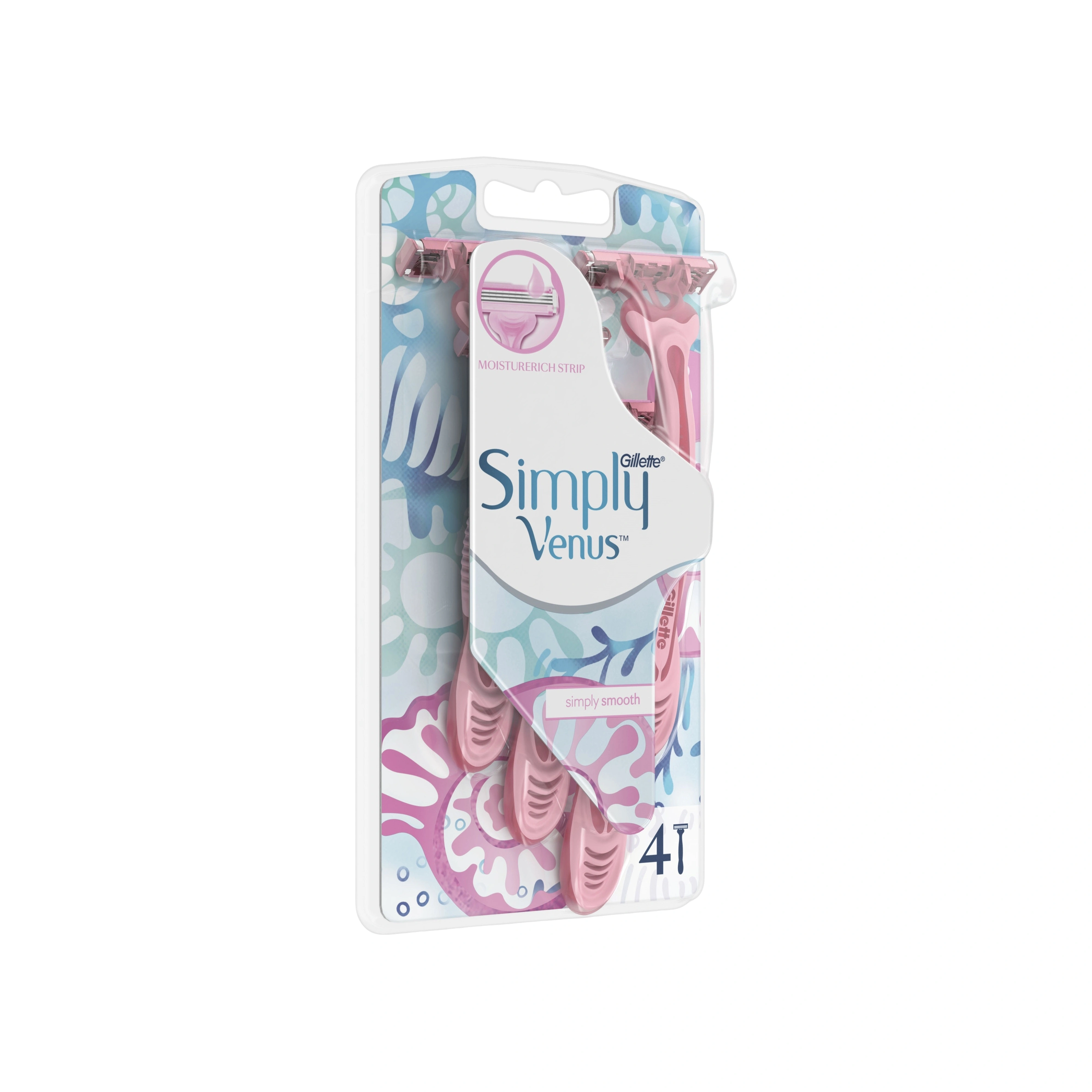 Бритва одноразовая Simply Venus 3 купить в VISAGEHALL