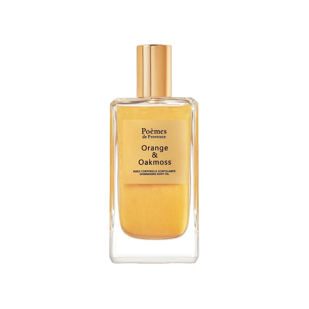 Масло мерцающее Shimmering body oil Orange & Oakmoss