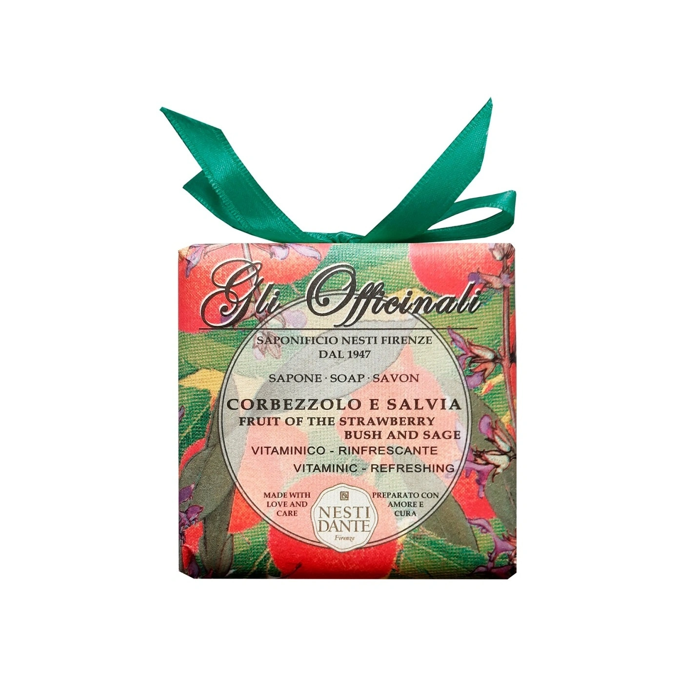 Мыло Клубника и Шалфей Gli Officinali  купить в VISAGEHALL