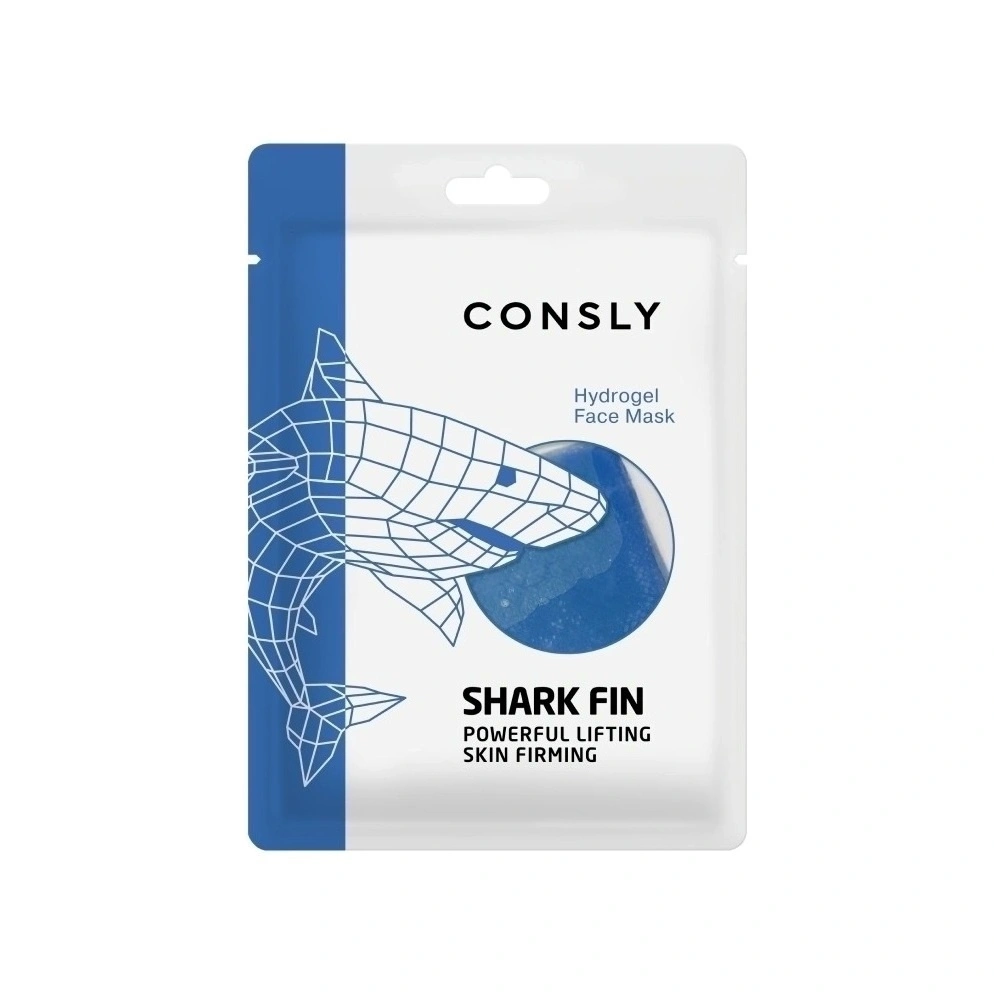 Маска гидрогелевая с экстрактом акульего плавника Hydrogel Shark Fin Face Mask купить в VISAGEHALL