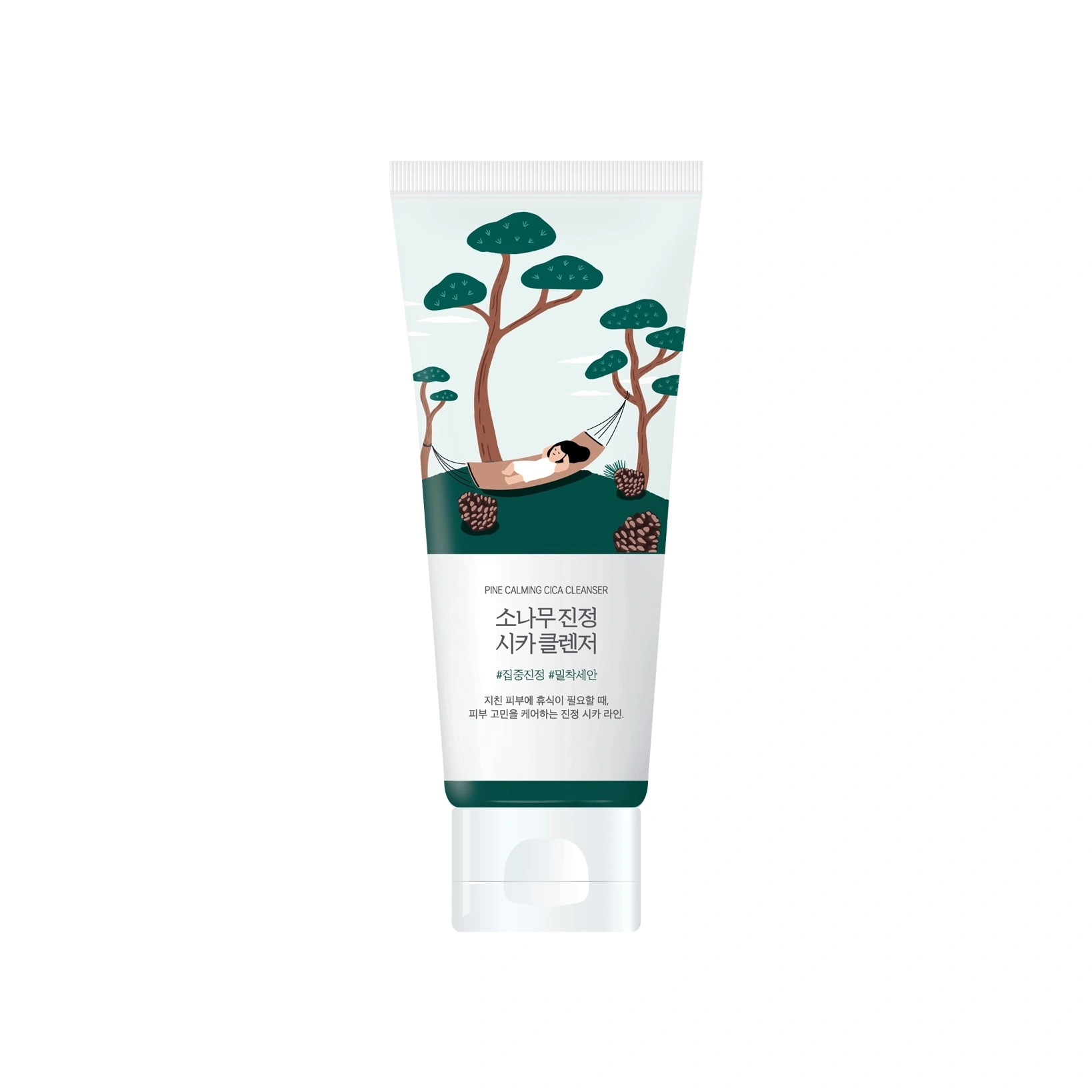 Пенка очищающая с экстрактом сосны и центеллы Pine Calming Cica Cleanser купить в VISAGEHALL