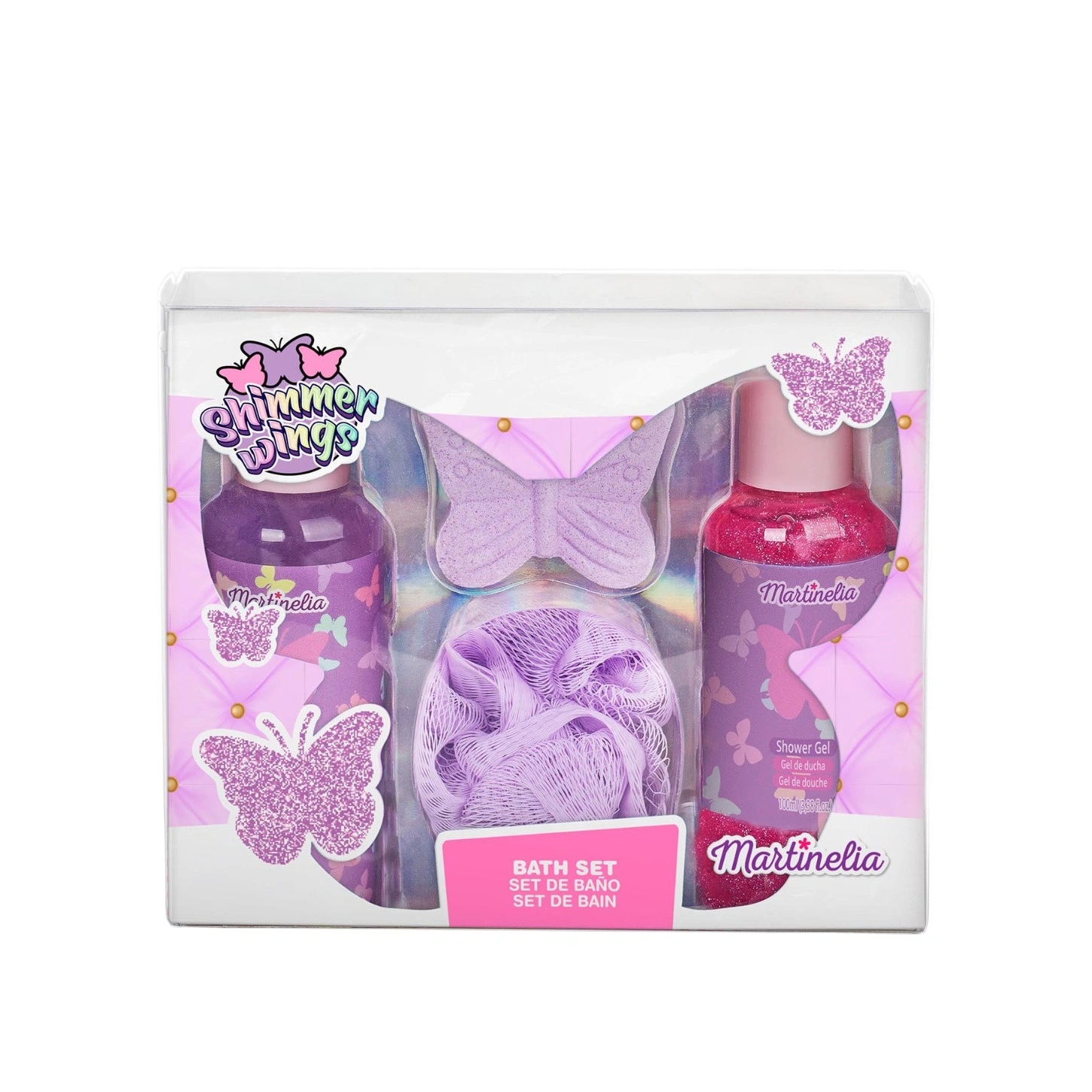 Набор детский для душа Shimmer Wings купить в VISAGEHALL