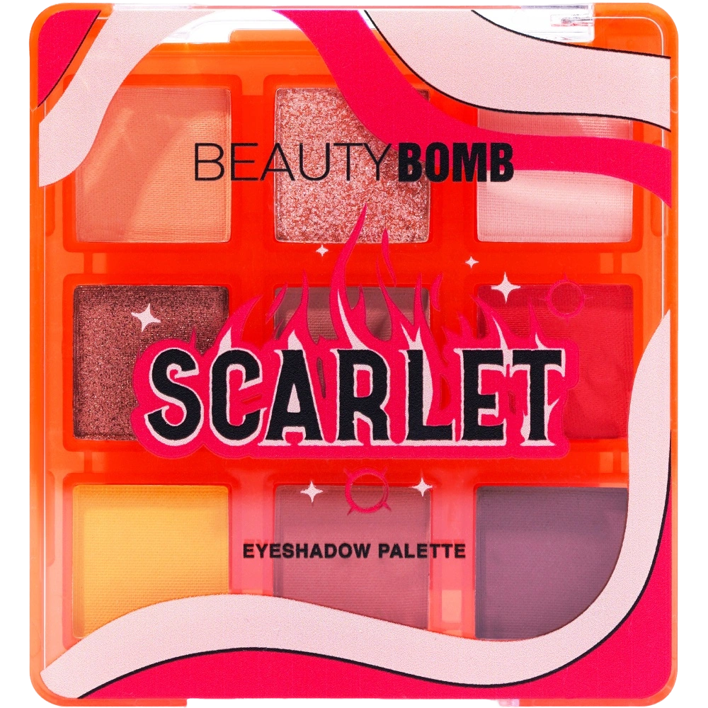 Beauty Bomb Палетка теней для век Scarlet – купить в VISAGEHALL