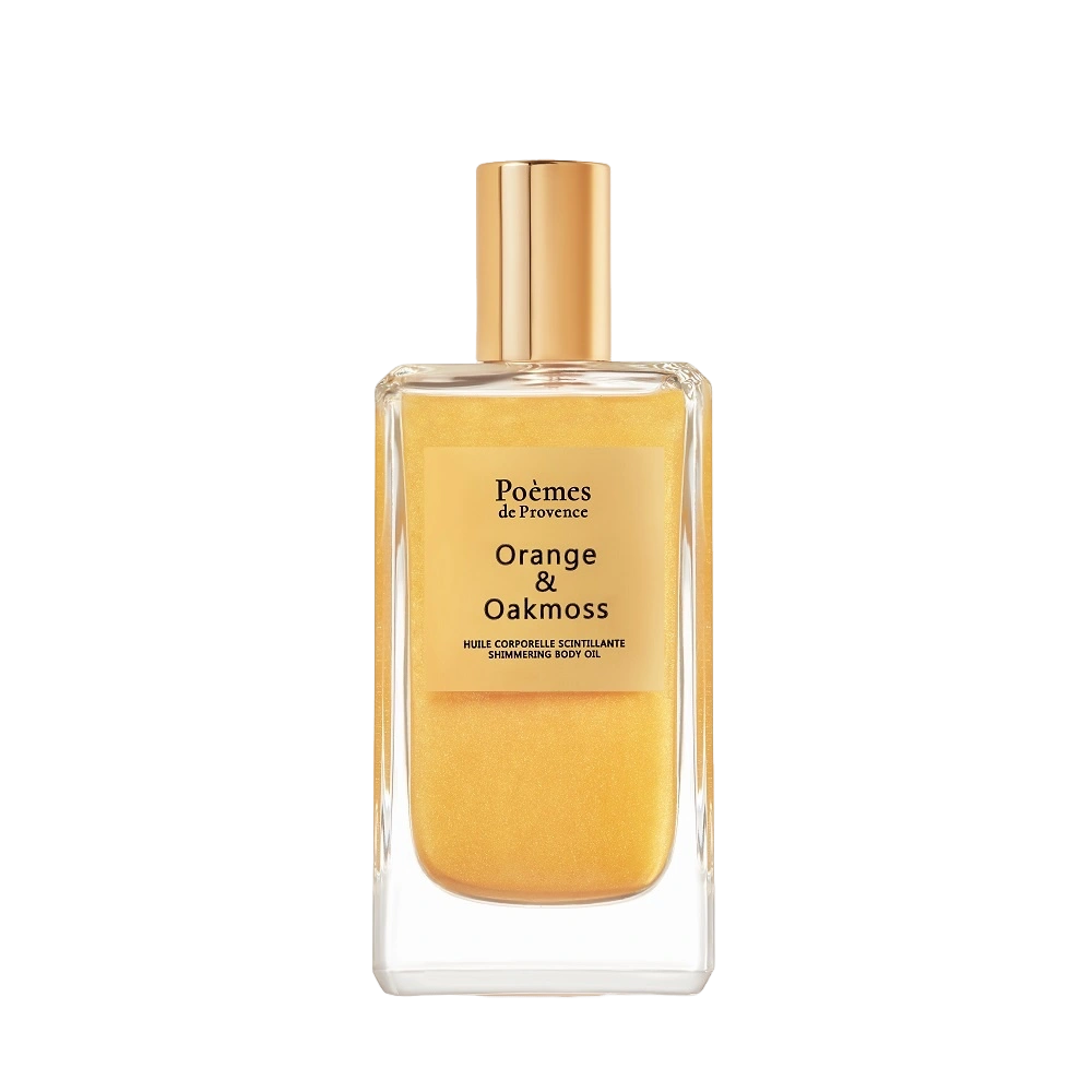 Масло мерцающее Shimmering body oil Orange & Oakmoss