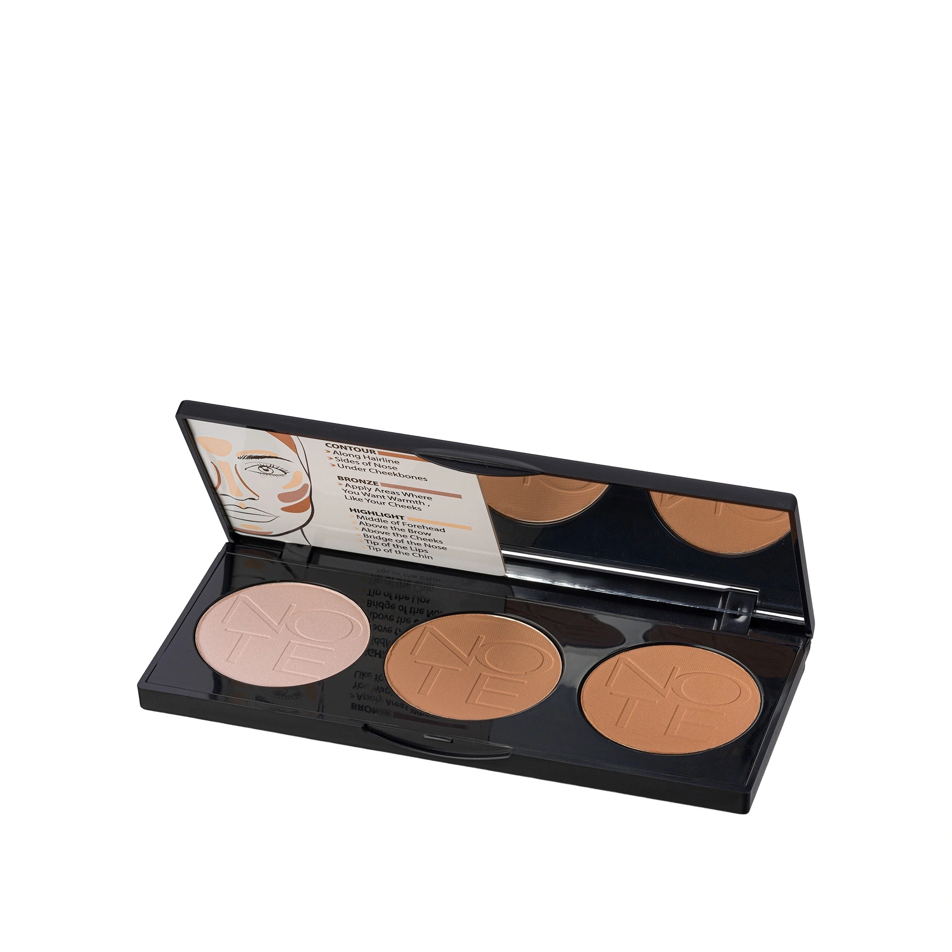 Палетка для контурирования лица Perfecting Contouring Powder Palette  купить в VISAGEHALL