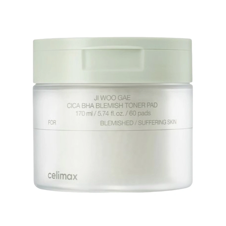Тонер-пэды для проблемной кожи с BHA-кислотами Ji Woo Gae Cica BHA