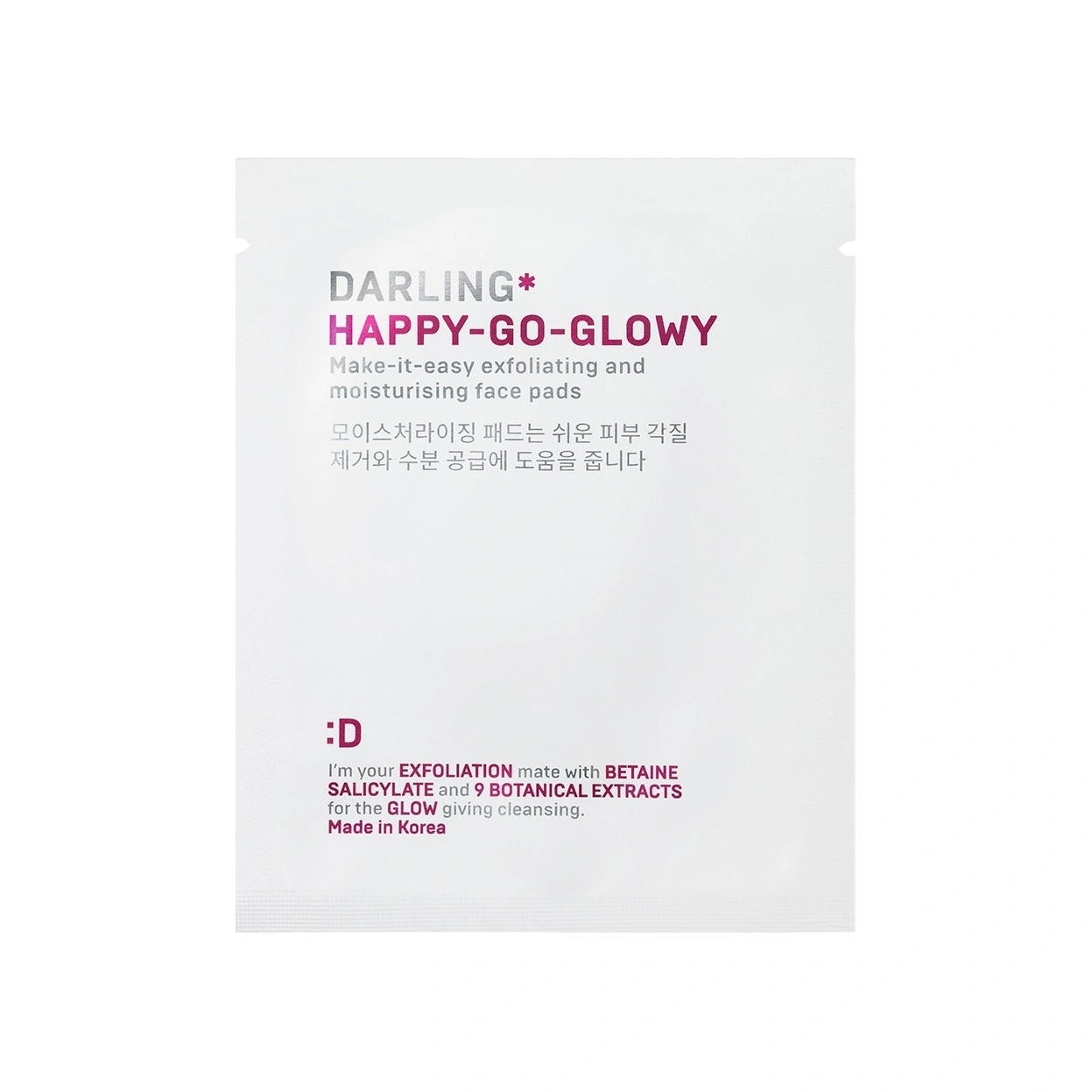 Эксфолиирующие пэды для моментального увлажнения лица Happy-Go-Glowy купить в VISAGEHALL