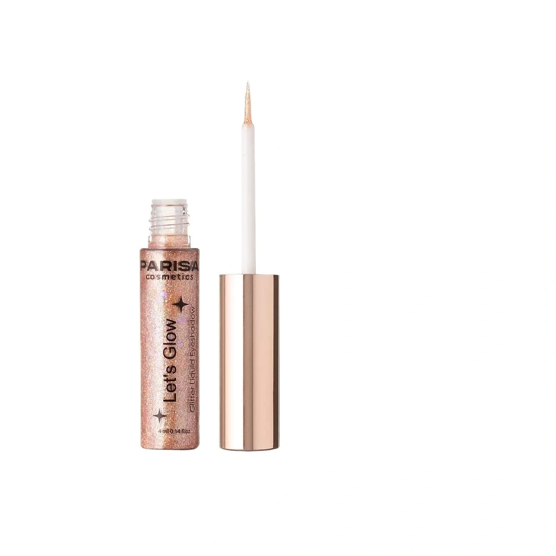 Жидкие тени для век с глиттером Let's Glow купить в VISAGEHALL