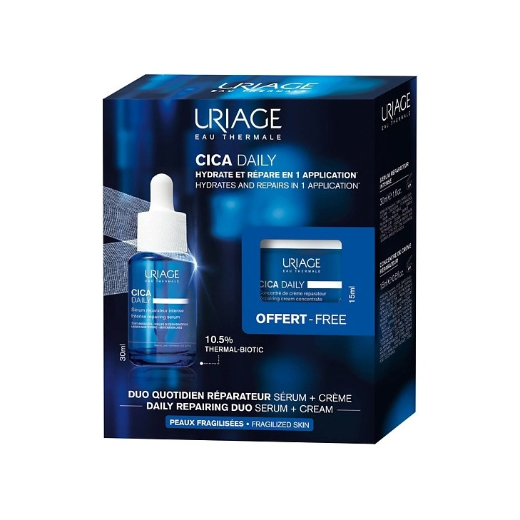 Набор Cica Daily Сыворотка восстанавливающая + Крем-концентрат восстанавливающий купить в VISAGEHALL