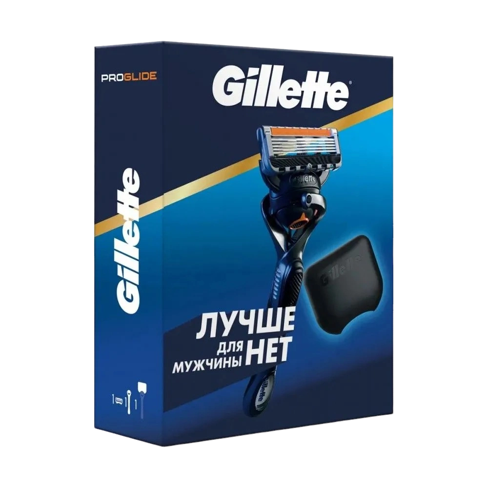 Gillette Набор мужской Fusion ProGlide: Бритва+сменная кассета+станция  купить в VISAGEHALL