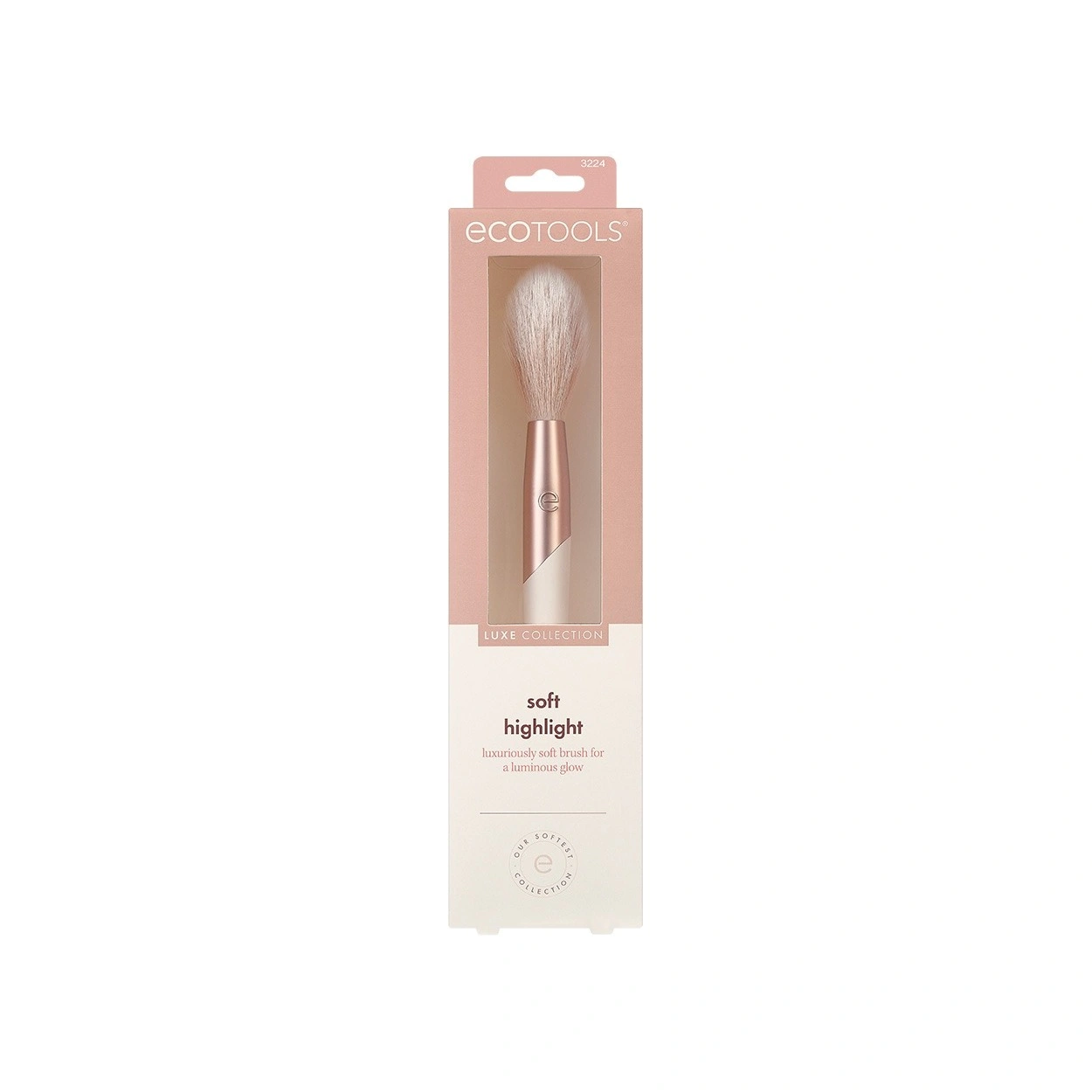 Кисть для хайлайтера EcoTools Luxe Soft Highlight  купить в VISAGEHALL