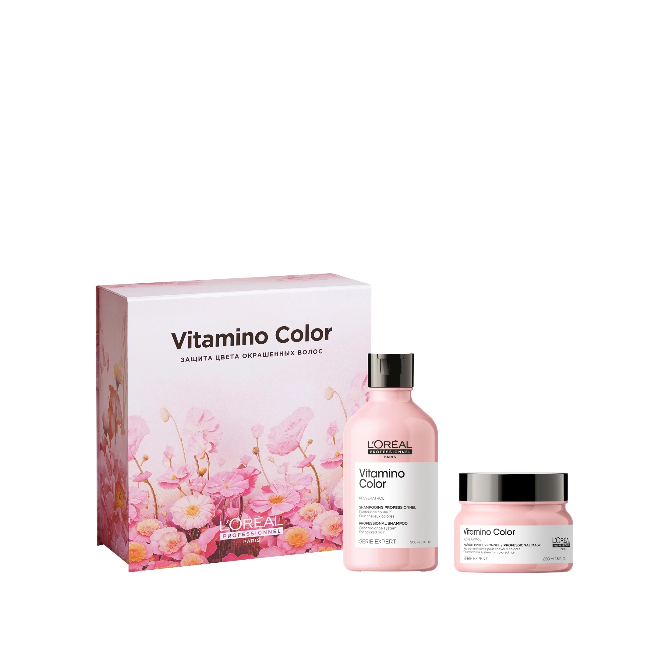 Набор Vitamino Color: Шампунь + маска для волос купить в VISAGEHALL