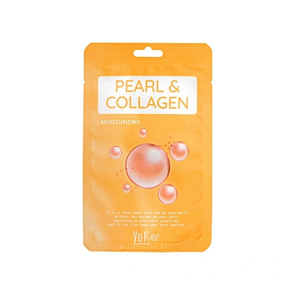 Маска для лица c экстрактом жемчуга и коллагеном