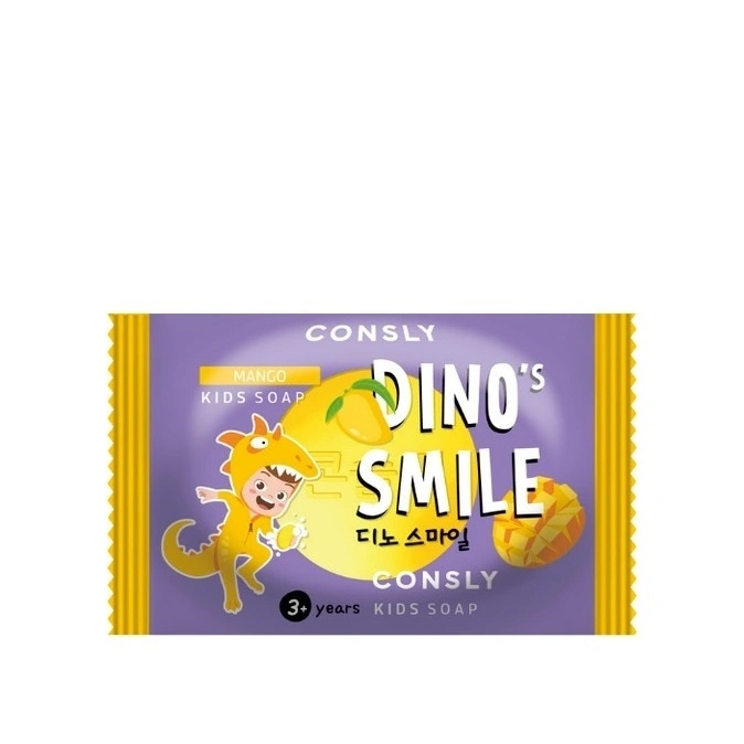 Мыло детское с ароматом манго DINO's SMILE Mango Kids Soap купить в VISAGEHALL