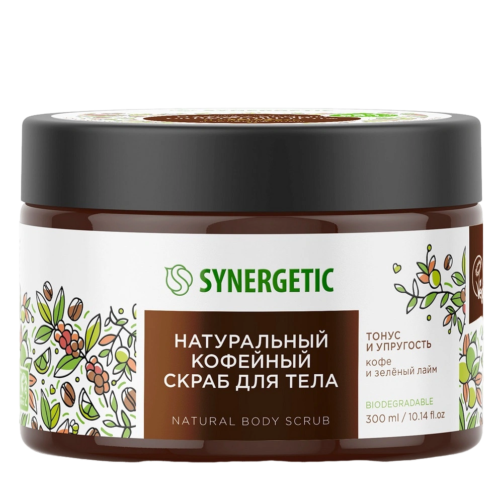 Synergetic Скраб для тела Питание и Тонус Кокос и Масло макадамии – цена в  VISAGEHALL