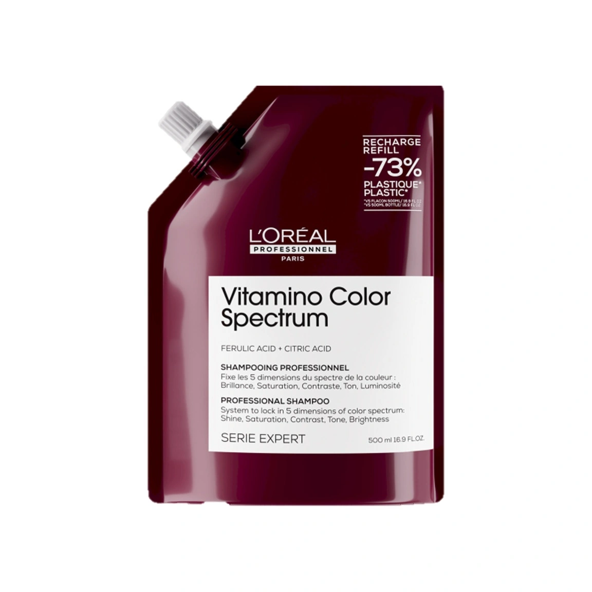 Шампунь безсульфатный для окрашенных волос рефил Vitamino Color Spectrum  купить в VISAGEHALL