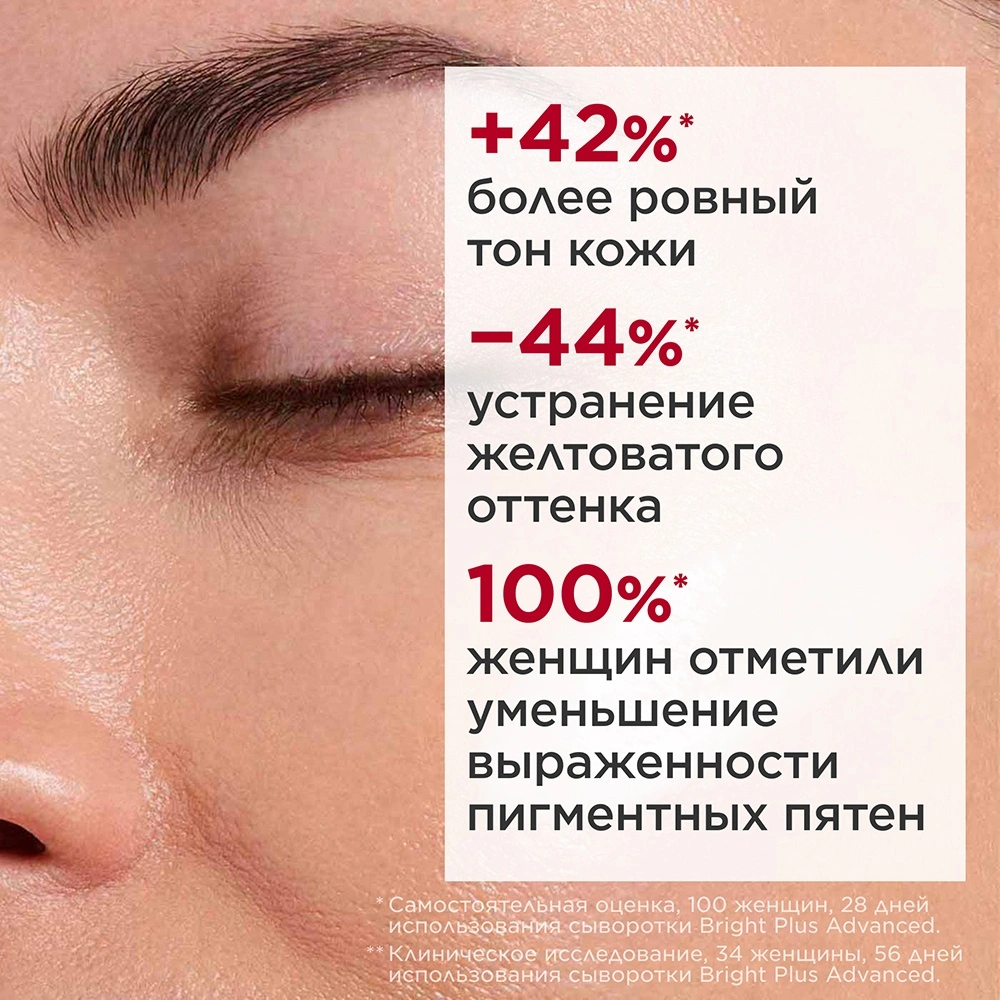 Сыворотка для сияния кожи и борьбы с пигментными пятнами Bright Plus Advanced купить в VISAGEHALL