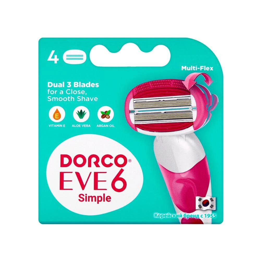 Станки для бритья одноразовые женские EVE 6 Dorco купить в VISAGEHALL