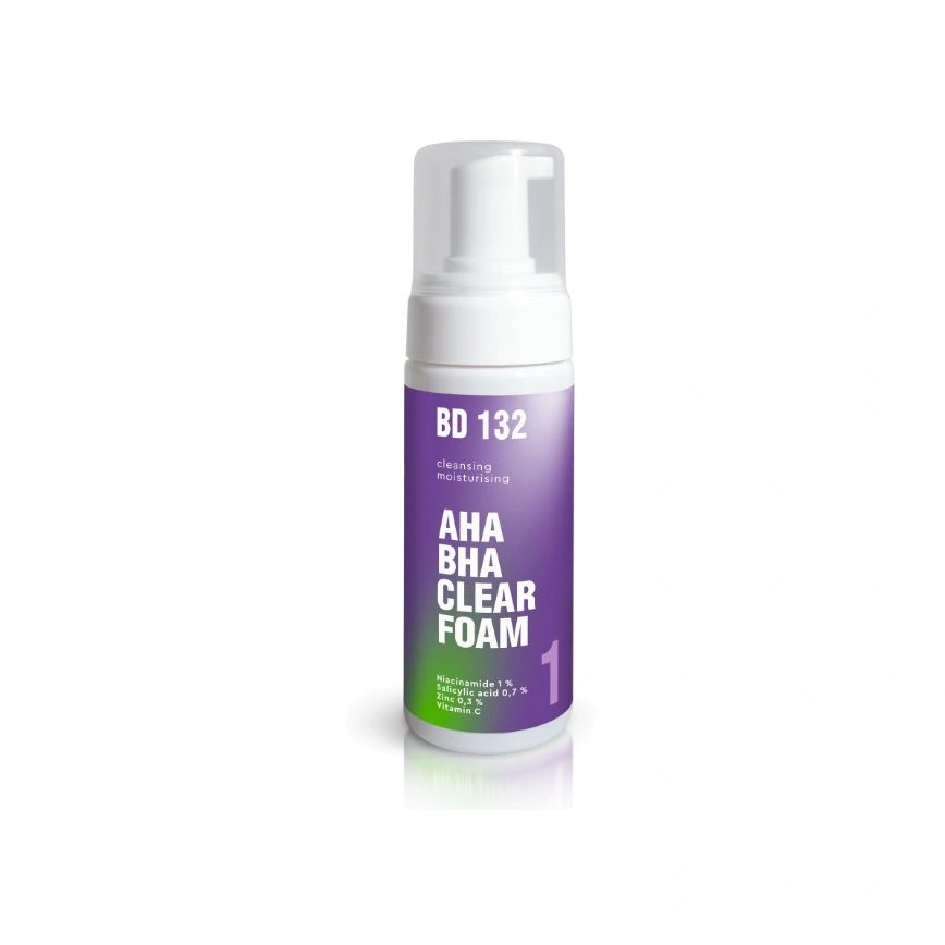 Пенка для умывания лица увлажняющая с фруктовыми кислотами AHA BHA Clear Foam BD 132 купить в VISAGEHALL