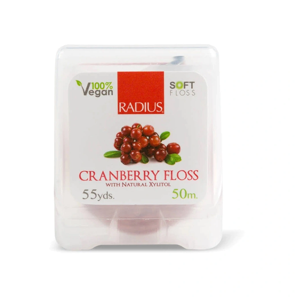 Нить зубная со вкусом клюквы Floss Vegan купить в VISAGEHALL