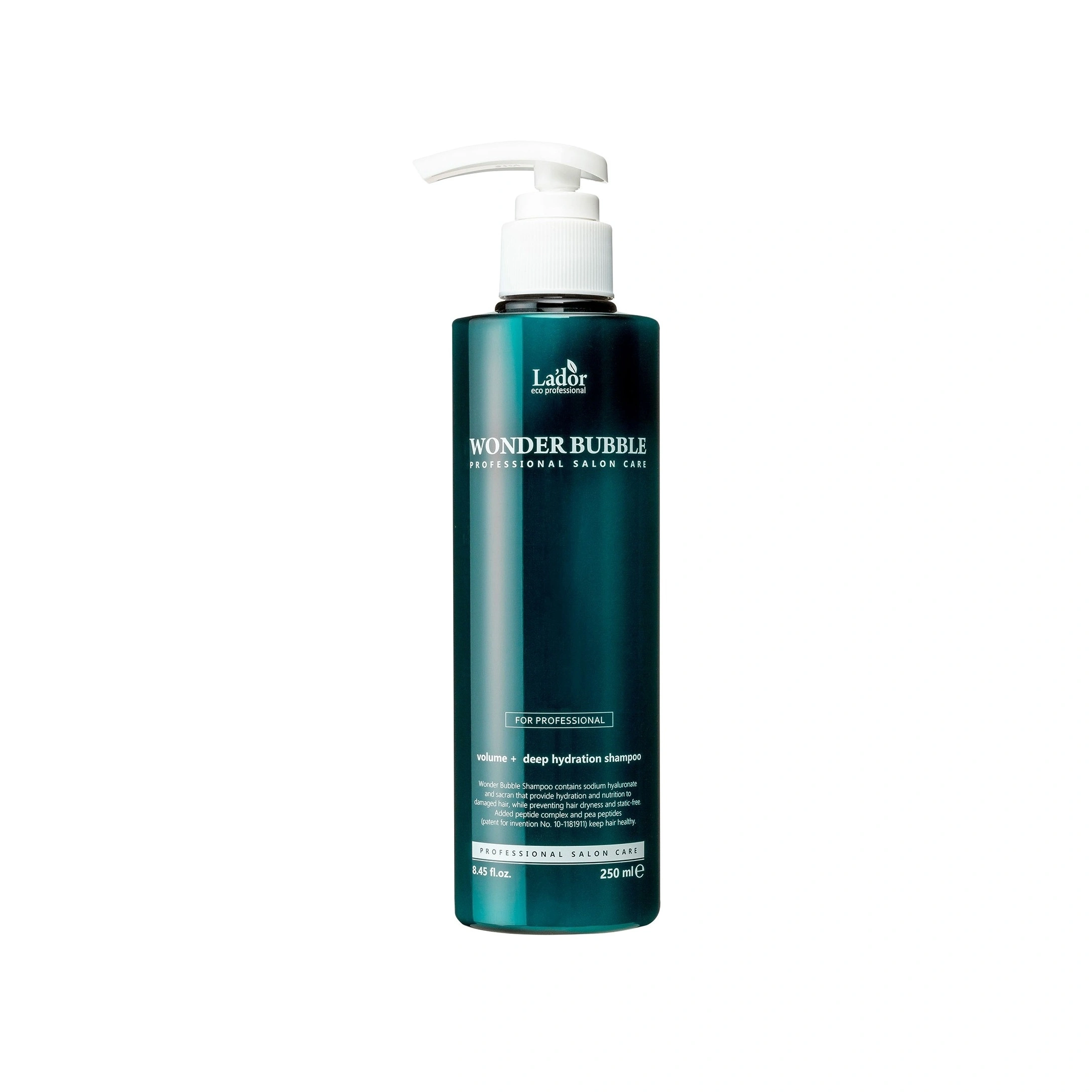 Шампунь увлажняющий с пептидами для объема волос Wonder Bubble Shampoo купить в VISAGEHALL