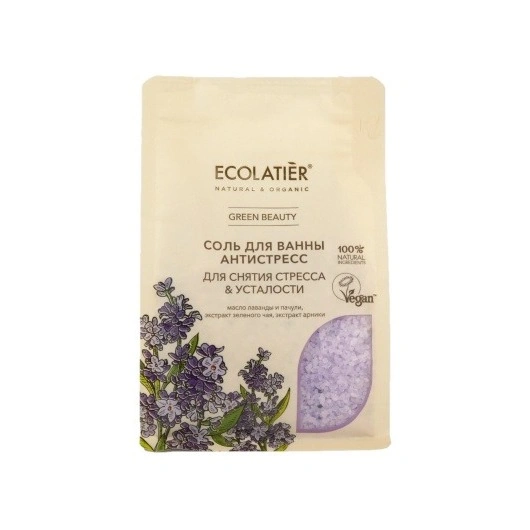 Соль для ванны Антистресс Green Beauty  купить в VISAGEHALL