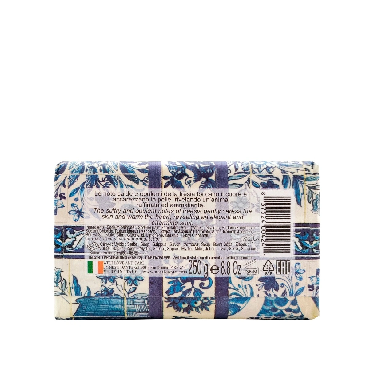 Мыло Фрезия Эолийских островов Villa Sole купить в VISAGEHALL