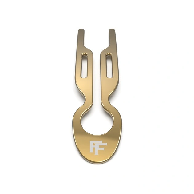 Заколка металлическая Золотой Metal Gold Hairpin №1 купить в VISAGEHALL