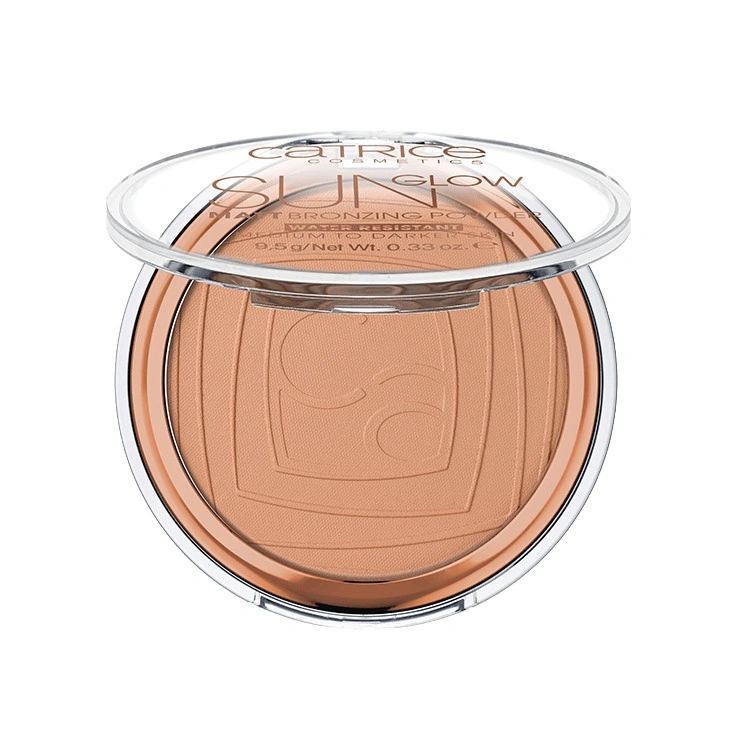 Пудра компактная с эффектом загара Sun Glow Matt Bronzing Powder 035  купить в VISAGEHALL