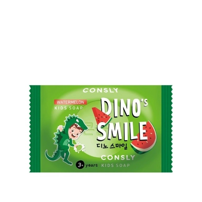 Мыло детское с ароматом арбуза Dino's Smile Watermelon Kids Soap купить в VISAGEHALL