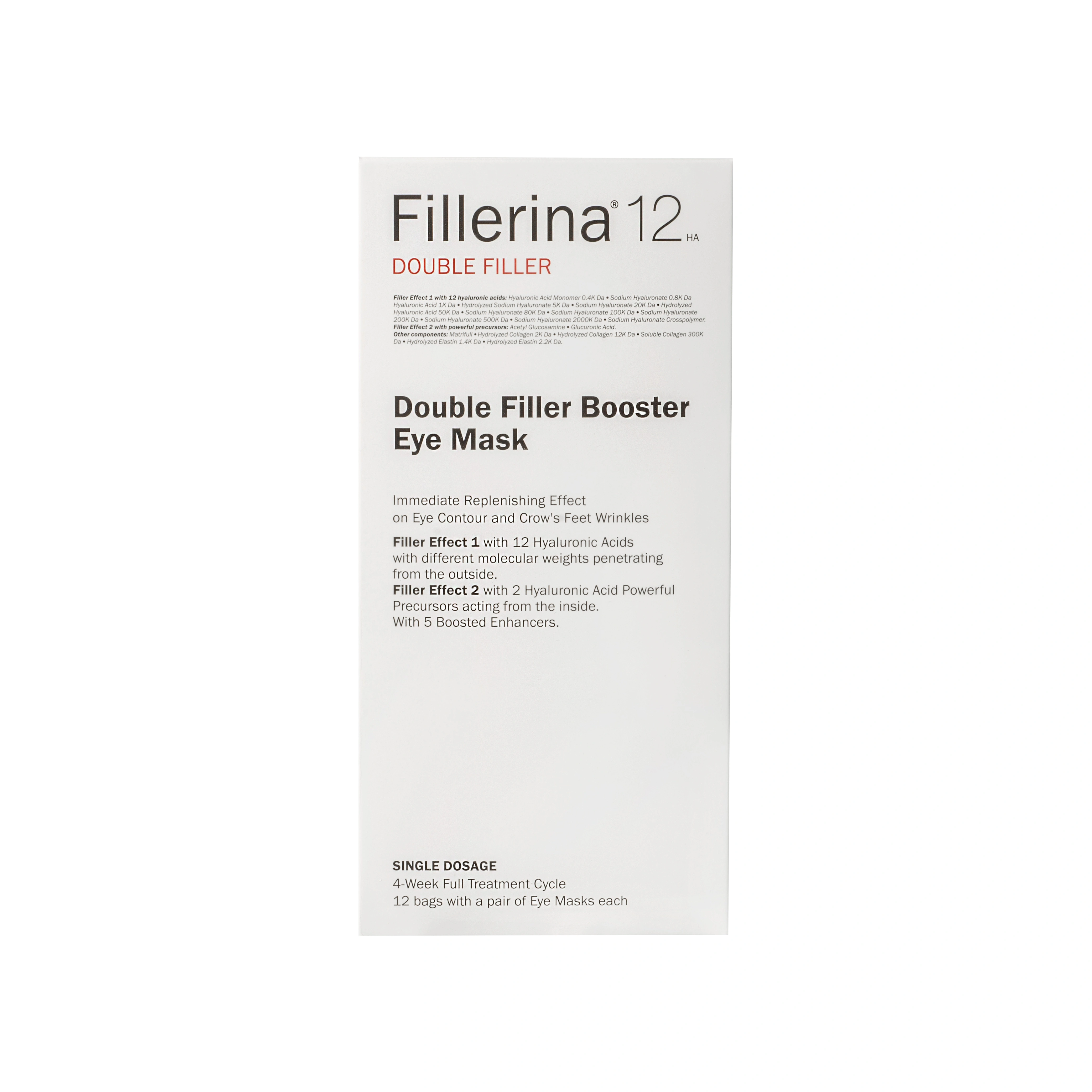 Маска тканевая для глаз c двойным эффектом филлера купить в VISAGEHALL