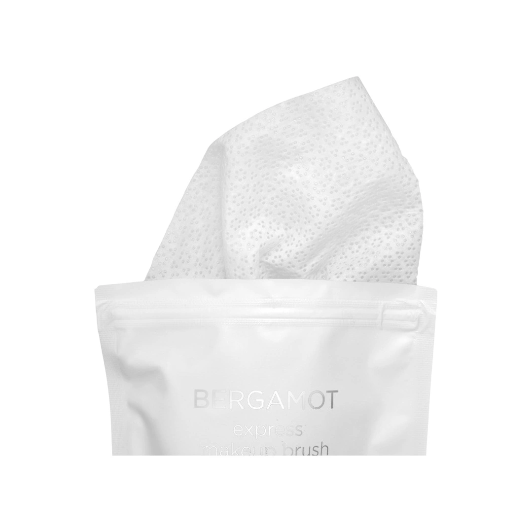 Салфетки с маслом бергамота для экспресс-очищения макияжных кистей 50шт Manly PRO купить в VISAGEHALL