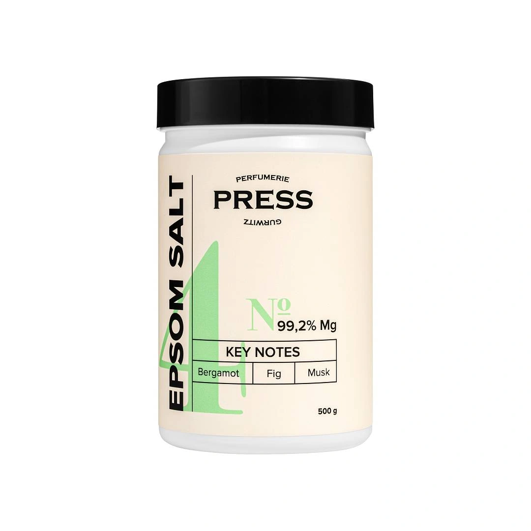 Соль английская с магнием с ароматом № 4 Bergamot, Fig, Musk