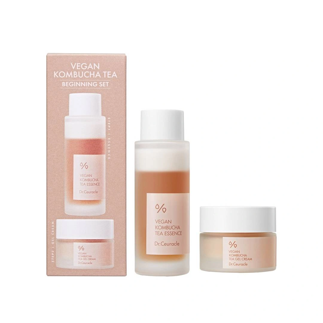 Набор с чаем комбуча (Эссенция+Гель-крем)