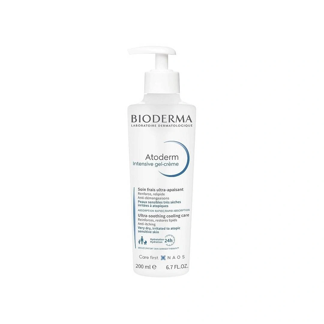 Гель-крем увлажняющий питательный для сухой и атопичной кожи Atoderm Intensive